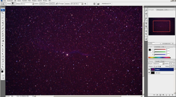 17 READY- Unfortunately huge amount of vignetting visible-However nebula is now visible