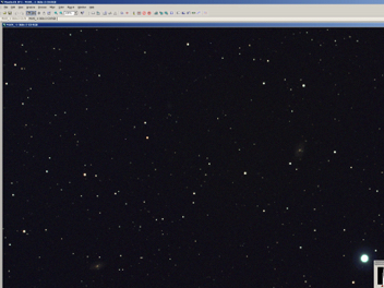 13. This is the cleaned image. Notice the galaxy M109. Remember you had shot it under heavy light pollution with an OSC cam and IDAS filter. Do you love photo processing. I do