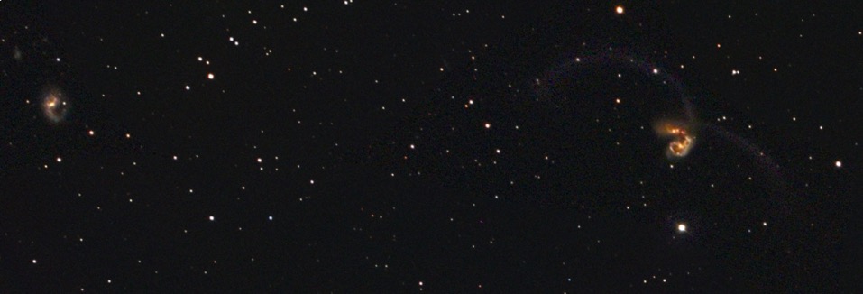 NGC4038-4039 Interacting Galaxies in Corvus